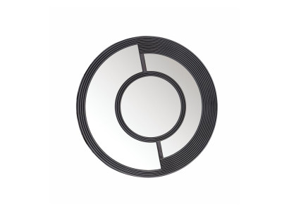 Apguļamais spogulis, dekoratīvais moderns dizains, dzīvojamā istaba, melns